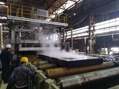 破解世界難題！河鋼舞鋼300mm級特厚鋼板輥式淬火裝備熱負荷試車成功